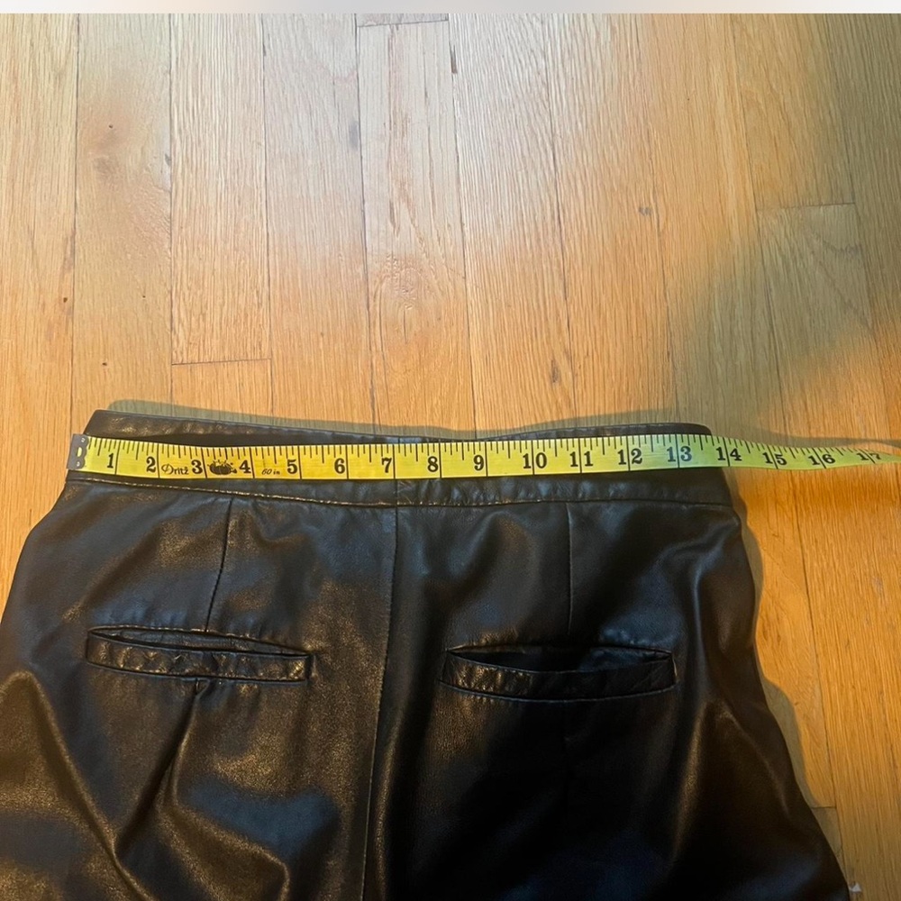 Zara Black Leather Pants - Picture 7 of 7